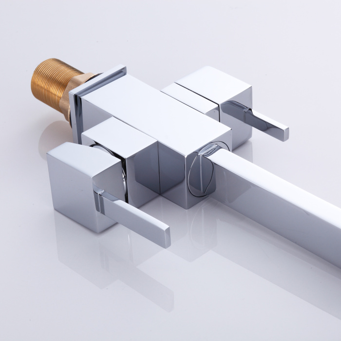 Trīsceļu virtuves jaucējkrāns A-101-Chrome