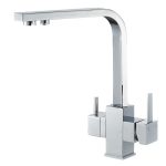 Trīsceļu virtuves jaucējkrāns A-101-Chrome