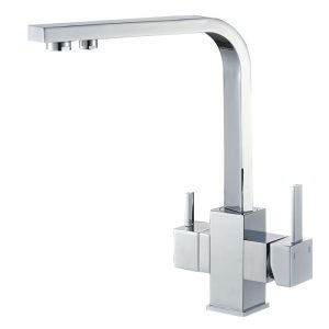 Trīsceļu virtuves jaucējkrāns A-101-Chrome